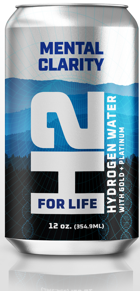 
                  
                    Load image into Gallery viewer, SUBSCRIPTION -  H2ForLife Mental Clarity Hydrogen Water With H2+Gold+Platinum, Case of (12) 12 oz. Cans
                  
                